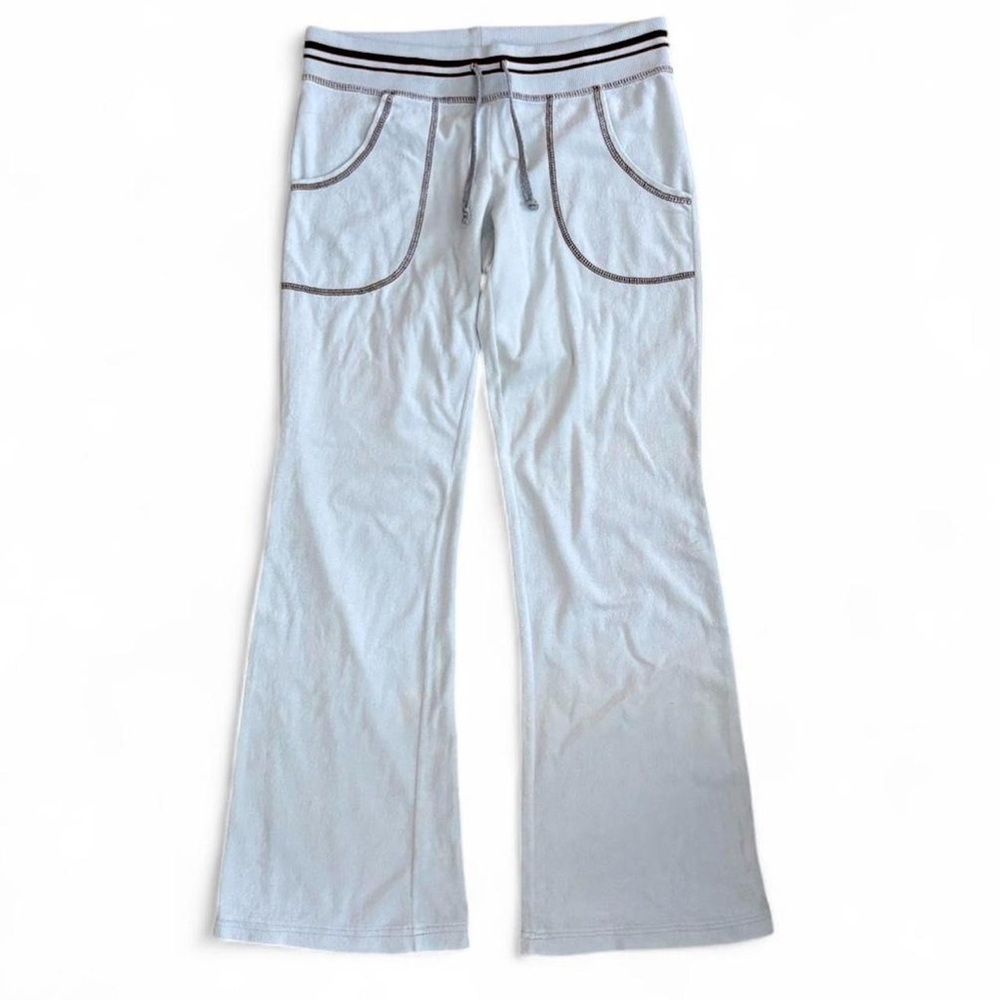 Y2K Vintage Riley velour low rise flare track pants